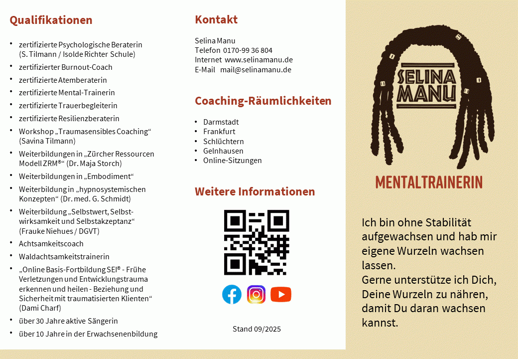 Selina Manu - Flyer Firmen